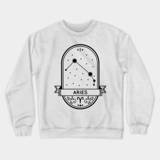 Zodiac Sign: Aries Crewneck Sweatshirt